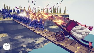 Can Hwacha with Cheerleaders Defend the Bridge in TABS Map Creator Totally Accurate Battle Simulator