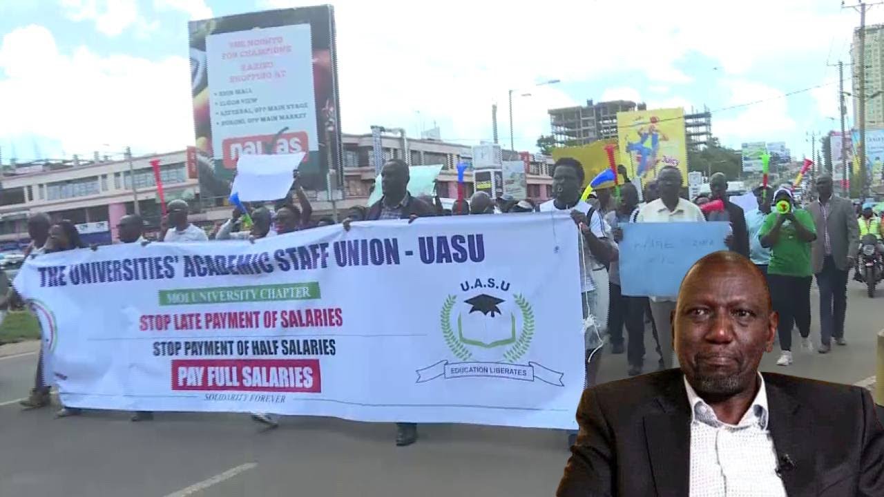 STANDSTILL IN ELDORET CITY AFTER MOI UNIVERSTY LECTURERS HOLDS STRIKE OVER DELAYED SALARIES!!!