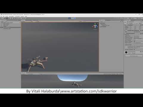 Prew Animation Unity Samurai Girl