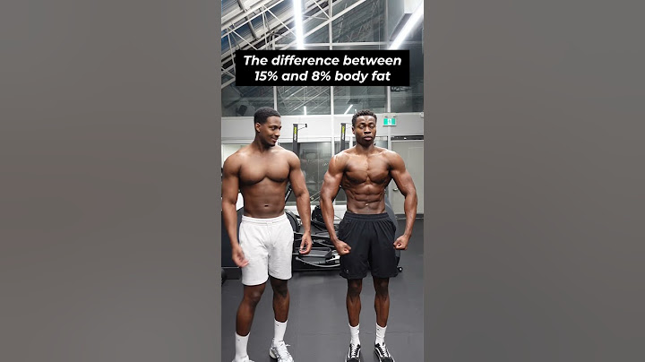 The difference between 7% body fat when lean