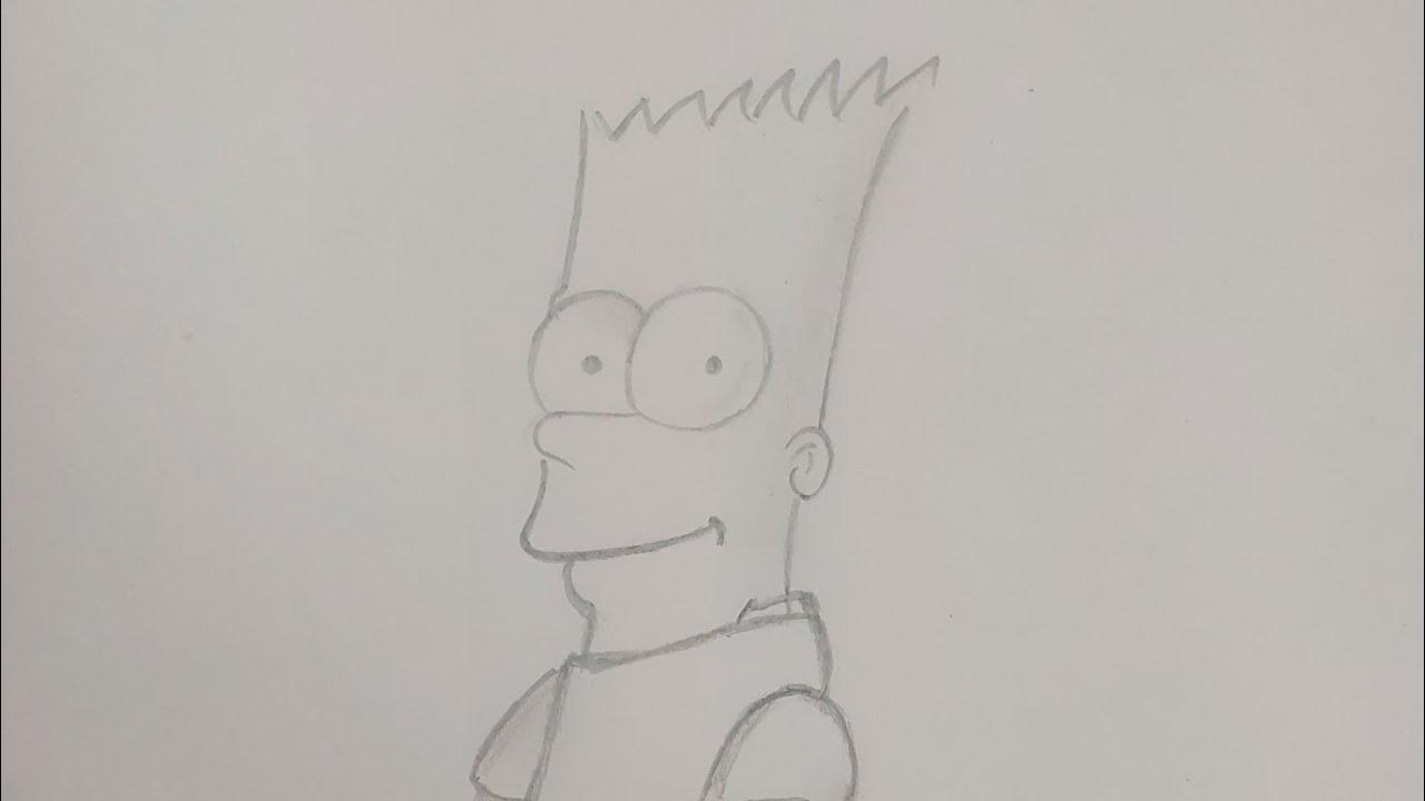 simpsons Art ,simple simpsons art in 5 mins - YouTube