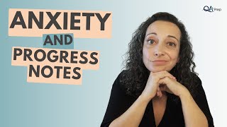 Anxiety and Progress Notes for Therapists