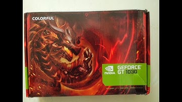 Nvidia Colorful GT 1030 Unboxing | "Benchmarks" | Temp | Overclocking