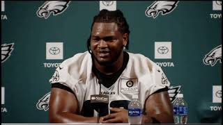 EAGLES Jalen Carter on Vic Fangio , eagles defense