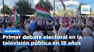 Primer debate electoral en Hungría en la televisión pública en 18 años