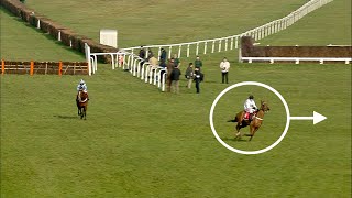 Have you ever seen anything like it!? Incredible scenes at Sandown as leader throws away certain win