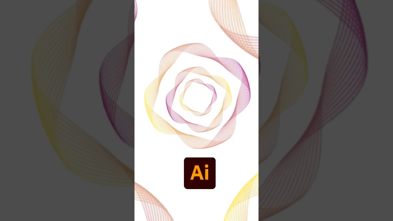 Create Vector Waveform Design in a Minute illustrator 