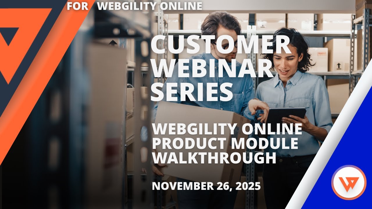 Customer Webinar Series: Webgility Online Product Module Walkthrough ...