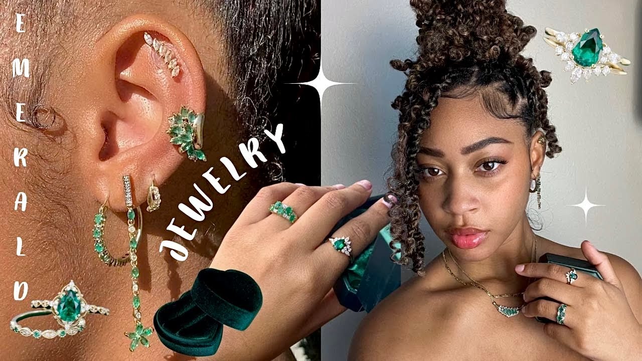 MY EMERALD JEWELRY COLLECTION How to Buy AFFORDABLE Custom Jewelry ft. (Molly Jewelry) YouTube