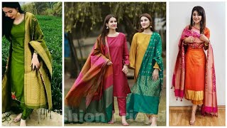 Silk suit designs || Latest silk suit designs 2020 || Silk kurti designs - Fashion Friendly screenshot 3