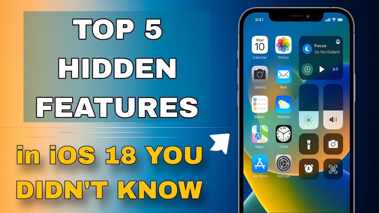 Top 5 Hidden Features in iOS 18 You Didn’t Know!#ios18 #apple - YouTube