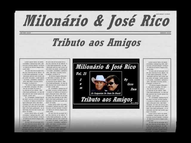 Milionário & José Rico ( Quem Disse Que Esqueci / Tributo aos Amigos )  Gero_Zum 