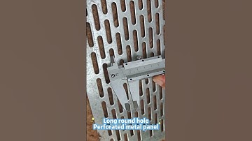 Custom Long Slot Perforated Panels | High Airflow & Stylish for Multiple Uses #perforatedmetalpanel