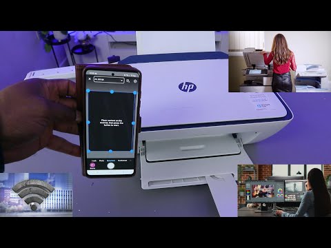 How To Scan a Document From HP Printer Deskjet 2721e ,3755, 3722, 2752e, 2742e To Your Computer