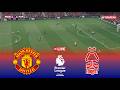 🔴LIVE : Manchester United vs Nottingham Forest - Premier League 2026 | Pes 21 Simulation Video Game