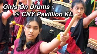 Girls On Drums @ CNY Pavillion KL by Manaweblife 406 views 1 year ago 4 minutes, 44 seconds