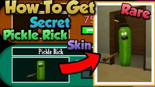 How To Get The Secret Pickle Rick Skin in Roblox Piggy! | Rare!