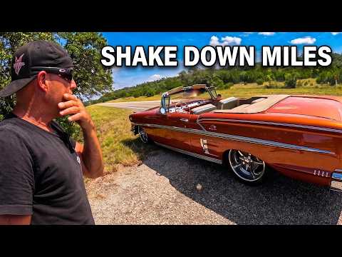 FIRST DRIVE IN THE 1958 IMPALA AND IT LEFT US ON THE SIDE OF THE ROAD