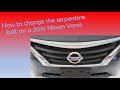 How to replace a 2016 Nissan Versa serpentine belt