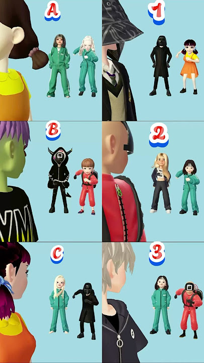 Which one ☝🏻😱😱😱#zepflix10 #zepeto #viral #shorts #squidgame #foryou #youtube #tiktok #scary #fyp
