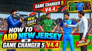 Information How To Add New Jersey In Game Changer 5 V4.4 🔥 Guide