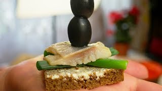 ЗАКУСКА С СЕЛЕДКОЙ - простой рецепт за 1 минуту ЗАКУСКА С СЕЛЕДКОЙ - простой рецепт за 1 минуту