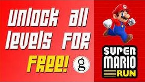 Super MARIO Run ALL WORDS FOR FREE!!!!