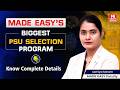 PSU Selection Program (PSP) Explained | CIL MT 2026 Preparation Strategy | MADE EASY Live Course