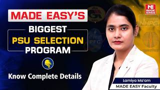 PSU Selection Program (PSP) Explained | CIL MT 2026 Preparation Strategy | MADE EASY Live Course