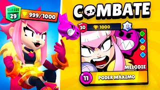 1000🏆 TROFÉUS no COMBATE com a MELODIE no BRAWL STARS!