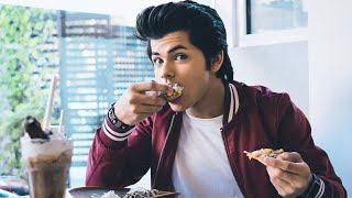 Eating Food | Siddharth Nigam | Promotional shoot | Hotel lunch