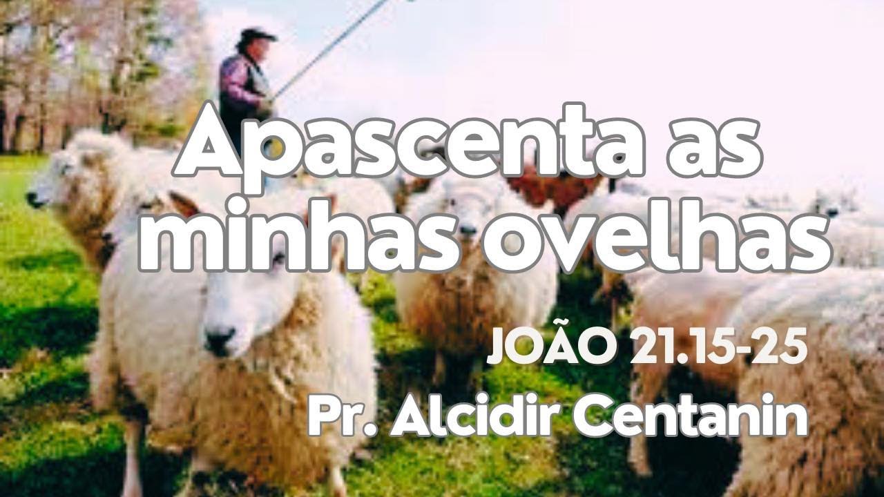 Apascenta as minhas ovelhas - João 21.15-25 | Pr. Alcidir Centanin ...