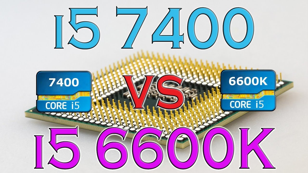I5 7400 Vs I5 6600k Benchmarks Gaming Tests Review And Comparison Kaby Lake Vs Skylake Youtube
