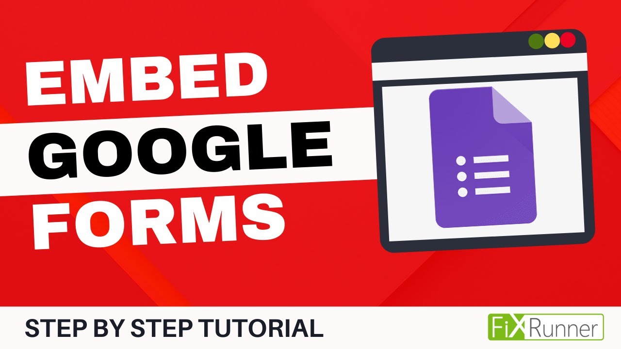 How To Embed A Google Form In WordPress - YouTube