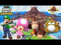 Super Mario Party Jamboree - Luigi vs Toadette vs Donkey Kong vs Monty Mole - Goomba Lagoon
