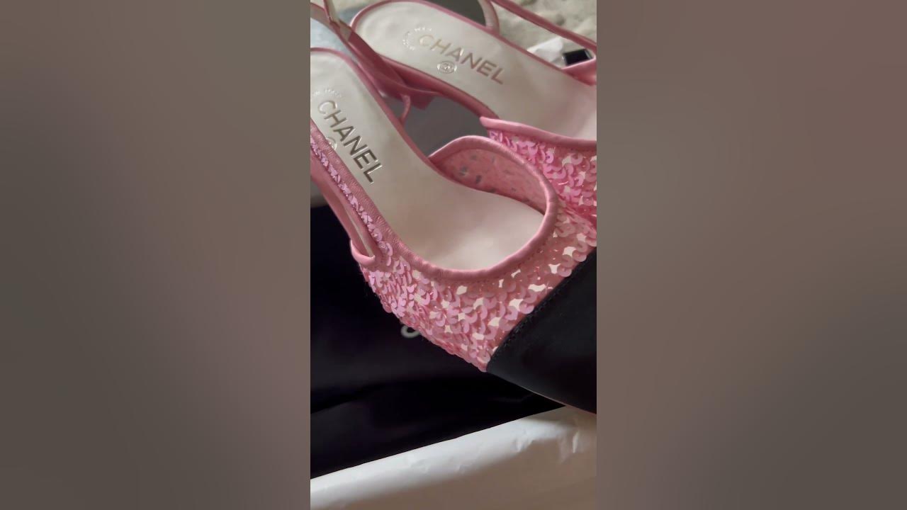 Sofia Richie Slips On Chanel Slingback Shoes & Dress at Wedding Brunch –  Footwear News