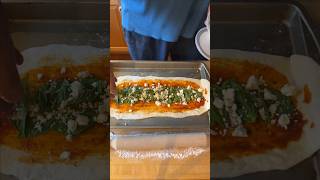 Sausage, Basil & Feta Stromboli - #recipe in description