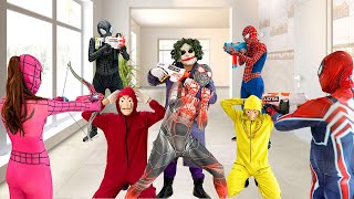 Superheros Story Rescue Rich Hero From Joker ??? Mansion Battle By Bunny Life