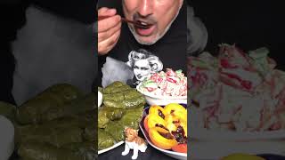 Свежий овощной летний салат со сметаной | объедение 😋 | здоровая пища | звуки еды | АСМР