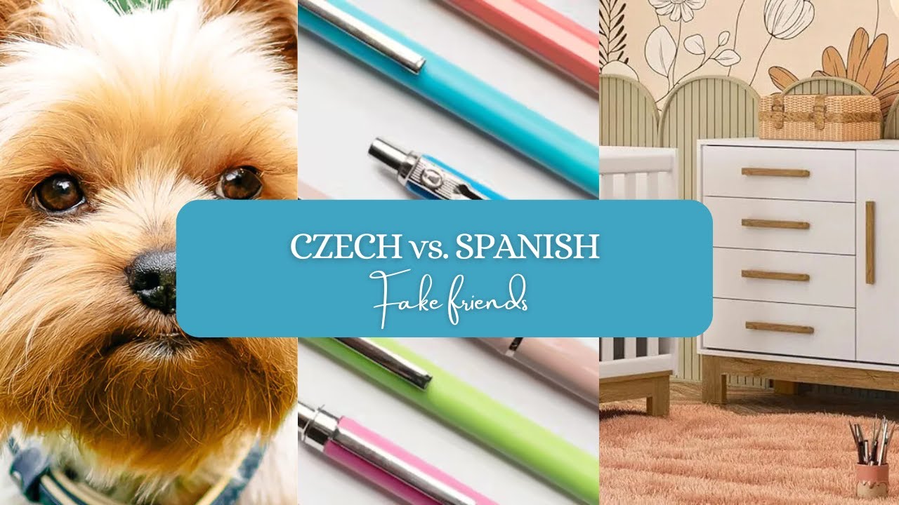 CZECH vs SPANISH // Fake friend words