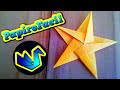 Origami Facil || Como hacer una estrella de 5 puntas