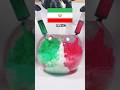 Iran Flag Colors Mixing in Water 🇮🇷 | Most Satisfying Color Mix Ever #shorts #experiment #asmr