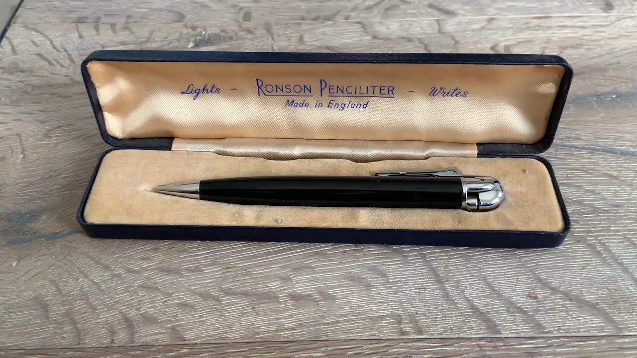 Ronson Penciliter lighter and pencil combination - petrol lighter