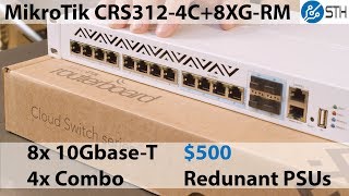 MikroTik CRS312-4C+8XG-RM 12x 10Gbase-T Switch Review