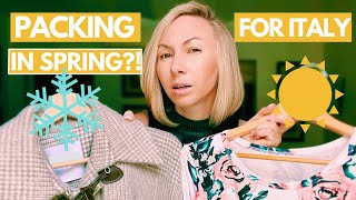 WHAT TO WEAR IN SPRING IN ITALY - Make Sure to Pack THESE Items! I Pack for Italy I Italy Travel