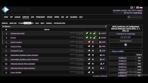 EPIC Institute of Technology Round Summer 2024 Codeforces (Div. 1 + Div. 2) Screencast