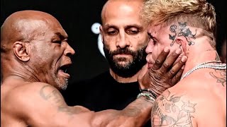 Mike Tyson Slaps Jake Paul at the Weigh-ins!! 😳