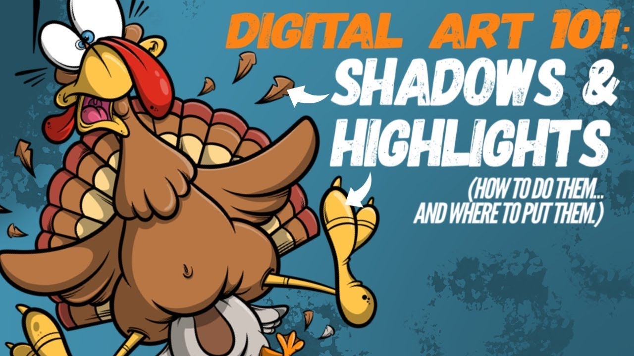 Digital Art 101 Shadows Highlights Tutorial Youtube
