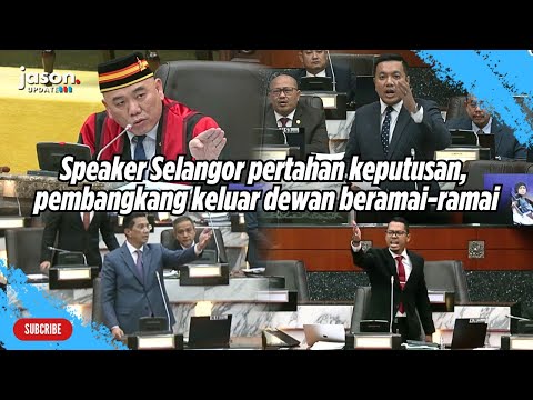 [PENUH] ADN Taman Medan dan ADN Kuang diarahkan keluar dari Dewan Negeri Selangor selama 3 hari.