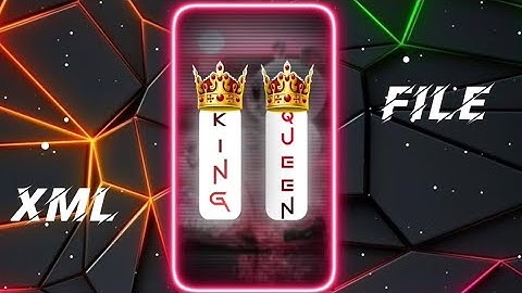 King 👑Queen Xml file🥀 //Aashiqui baazi Hai taash Ki 👀New trend Alight Motion xml file 🎟Status video